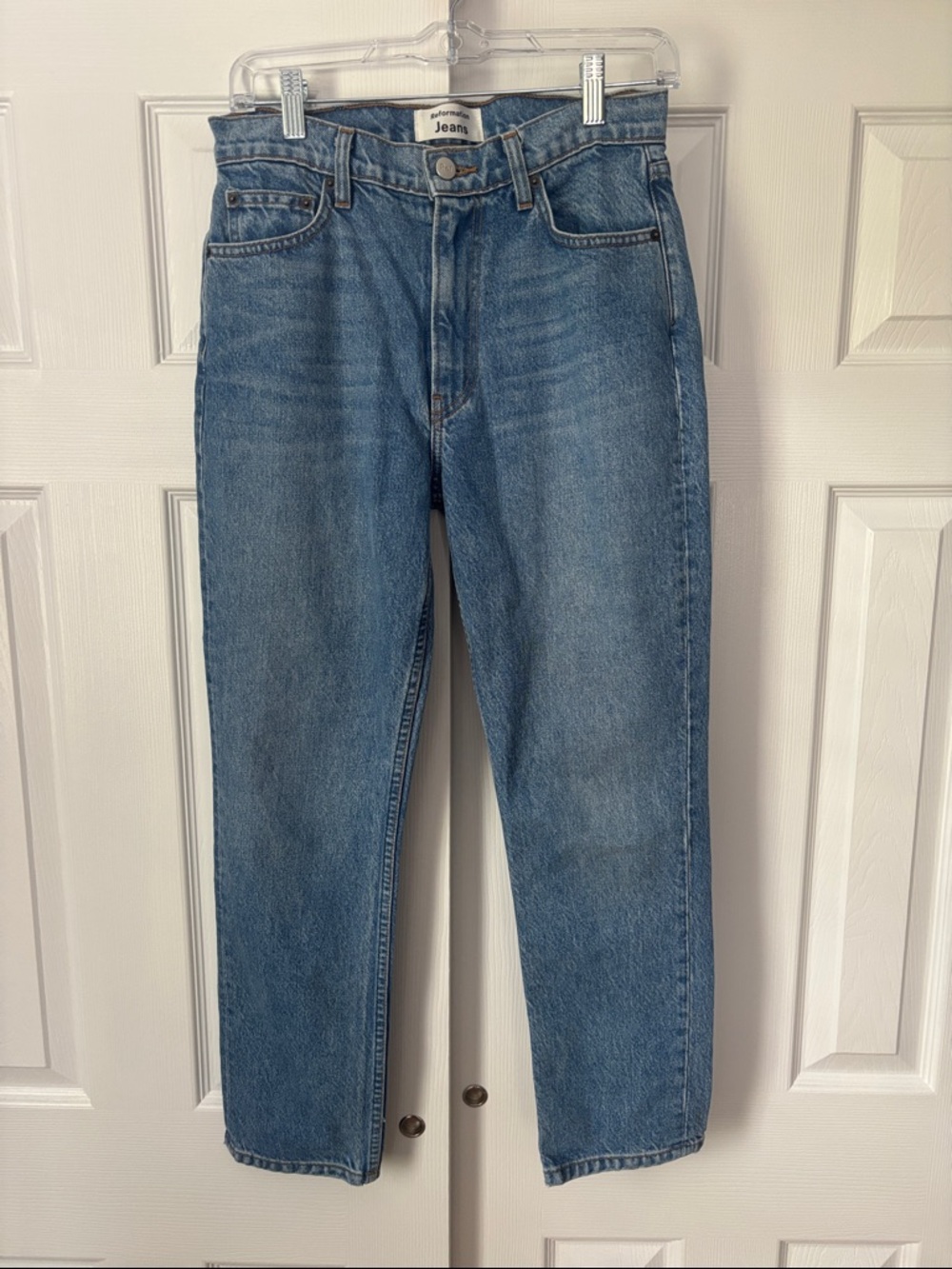 Reformation Julia Crop High Cigarette Jean Size 27